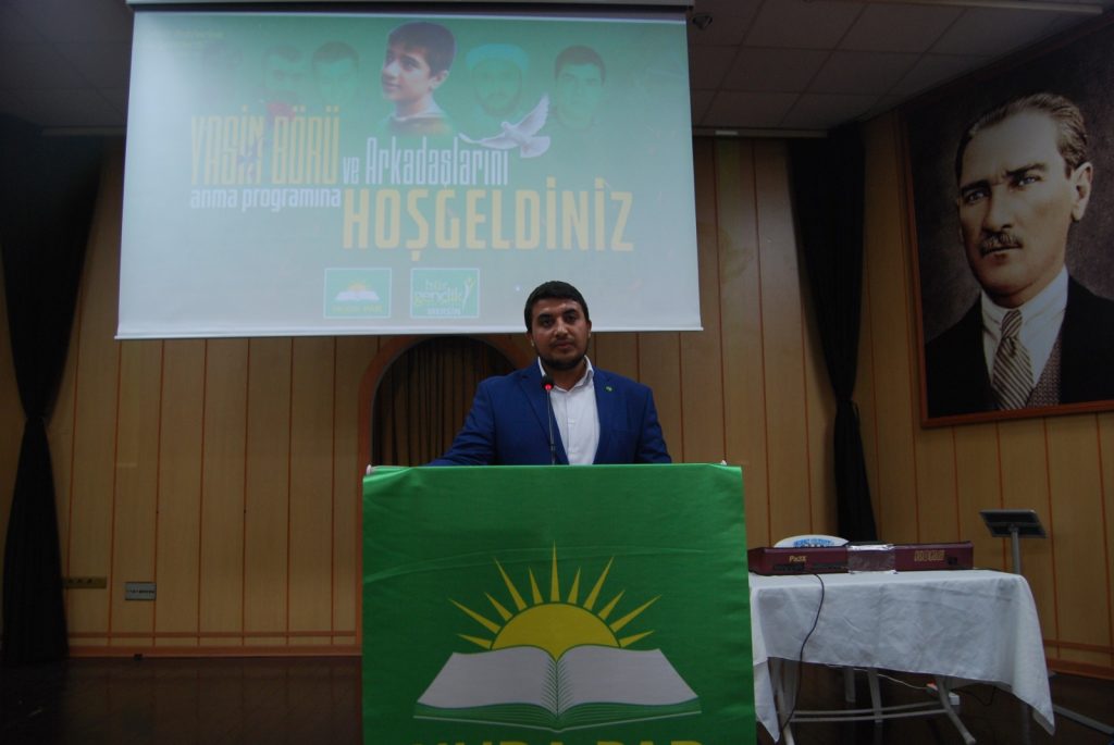 Şehid Yasin Börü ve arkadaşları Mersin'de yad edildi