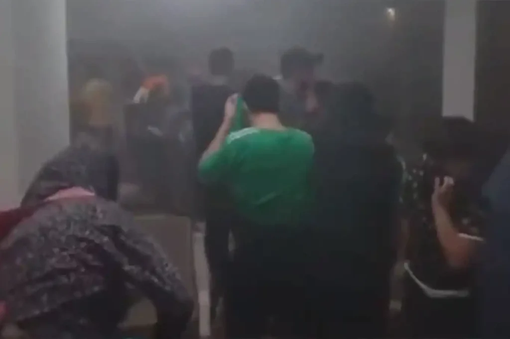 İşgalci siyonistlerin bombardımanında Kudüs Hastanesi hasar gördü