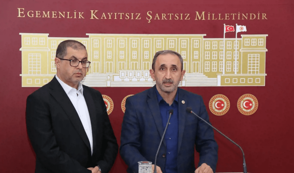 HÜDA PAR Genel Sekreteri Demir, Filistinli eski bakan ile Gazze'deki zulme dikkat çekti