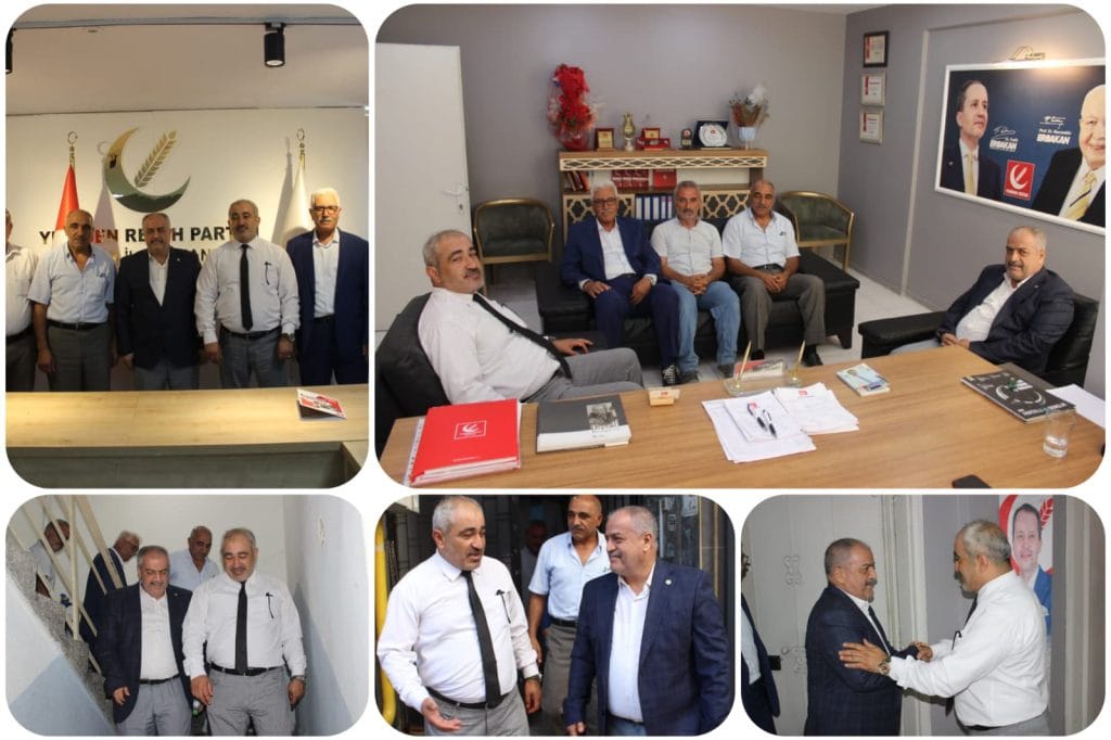 HÜDA PAR’dan Yeniden Refah Partisi’ne Hayırlı Olsun Ziyareti